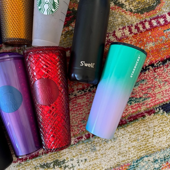 Starbucks Tumblers and Water Bottle Assortment Hydroflask - Lot of 14 - Picture 2 of 7